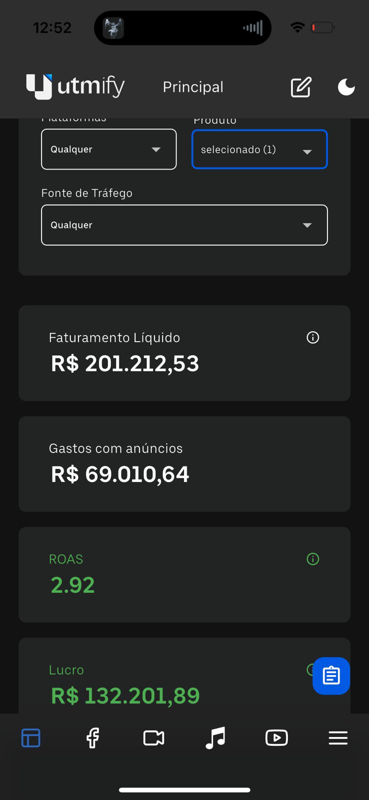 Resultado de aluno 1