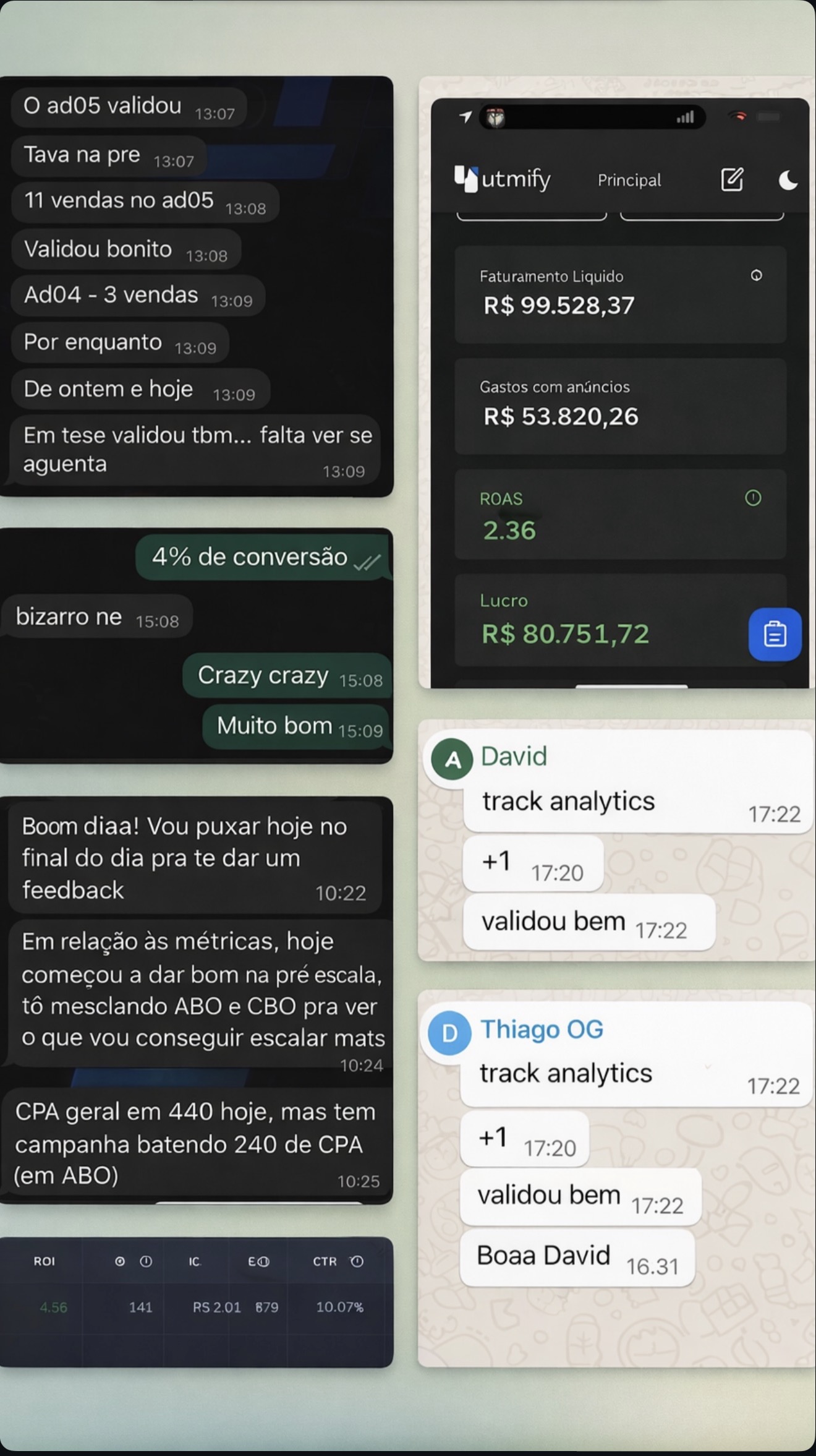 Resultado de aluno 3